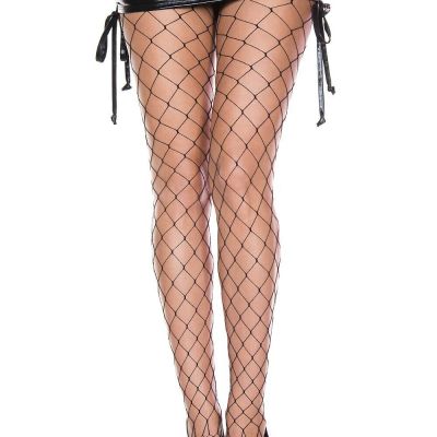 Black Fishnet Pantyhose Tights Ravewear Festival Stockings